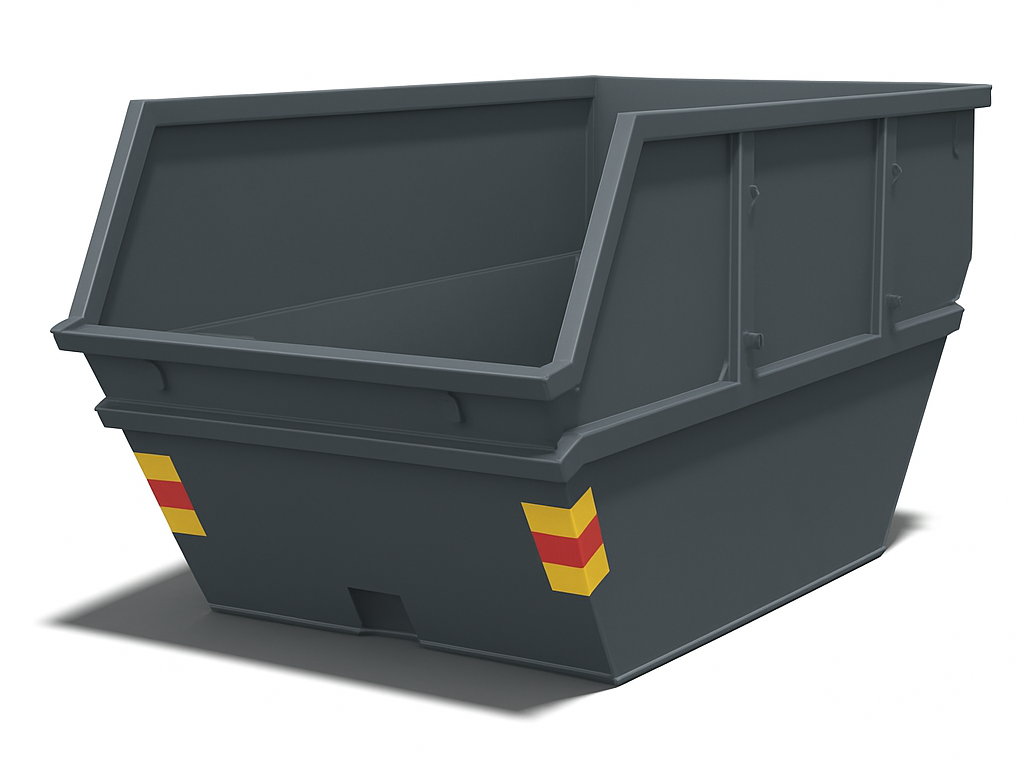 Liten byggavfallscontainer för renovering och mindre byggprojekt